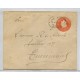 ARGENTINA 1900 SOBRE ENTERO POSTAL CON RARA MARCA OVAL DOBLE DE COLALAO TUCUMAN