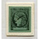 ARGENTINA 1865 GJ 5 CORRIENTES COLOR VERDE AZULADO ESTAMPILLA USADA U$ 110 INFIMO DETERIORO POR OXIDACION DE LA PLUMA OPORTUNIDAD TIPO 3 DE LA PLANCHA