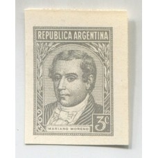 ARGENTINA 1942 GJ 870 PROCERES Y RIQUEZAS 1 ENSAYO