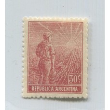 ARGENTINA 1912 GJ 347 FILIGRANA ALEMAN VERTICAL NUEVO CON GOMA