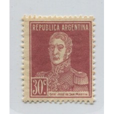 ARGENTINA 1923 GJ 572 ESTAMPILLA NUEVA CON GOMA U$ 16