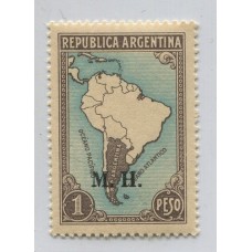 ARGENTINA SERVICIO OFICIAL GJ 277 ESTAMPILLA NUEVA MINT U$ 6,20 + 50 %