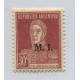 ARGENTINA SERVICIO OFICIAL GJ 334 ESTAMPILLA NUEVA MINT U$ 7,5 + 50 %