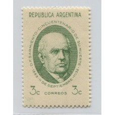 ARGENTINA 1938 GJ 818a ESTAMPILLA NUEVA MINT VARIEDAD "1038" U$ 30