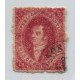 ARGENTINA 1866 GJ 26 RIVADAVIA 5ta MUY LINDO COLOR POSIBLE CARMIN CEREZA