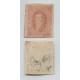 ARGENTINA 1867 GJ 28f RIVADAVIA ESTAMPILLA DE 6ta TIRADA NUEVA !!! CON VARIEDAD PLANCHA RAYADA DOBLE IMPRESIÓN PARCIAL, BORDE DE HOJA Y GARANTIA AL DORSO DE KNEITSCHEL Y MAUTALEN EJEMPLAR DE LUJO POSIBLEMENTE UNICO SIN PRECIO EN CATALOGO !!