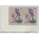 ARGENTINA 1988  GJ 2406 PAREJA DE ESTAMPILLAS MINT HOCKEY VARIEDAD PAREJA SIN DENTAR NO CATALOGADA