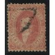 ARGENTINA 1864 GJ 19 RIVADAVIA ESTAMPILLA DE 1ra TIRADA SELLO CLASIFICADO COMO POSICION Nº 34 MATASELLO FRANCA TUCUMAN U$ 30