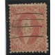 ARGENTINA 1864 GJ 19 RIVADAVIA ESTAMPILLA DE 1ra TIRADA CON MATASELLO A PLUMA SEGURAMENTE DE CORRIENTES, HERMOSO EJEMPLAR U$ 30