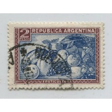 ARGENTINA 1935 GJ 771 ESTAMPILLA TIZADO GRUESO USADA U$ 30