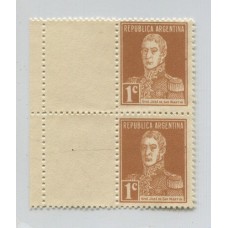 ARGENTINA 1924 GJ 595 CUADRO DE  ESTAMPILLAS CON COMPLEMENTOS NUEVOS SIN GOMA, NO CATALOGADOS !!!