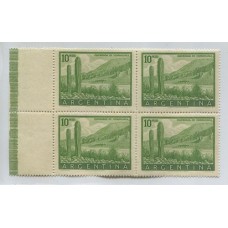 ARGENTINA 1954 GJ 1054A CUADRO DE ESTAMPILLAS MINT U$ 32