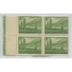 ARGENTINA 1954 GJ 1054A CUADRO DE ESTAMPILLAS MINT U$ 32