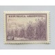 ARGENTINA 1935 GJ 768Aa VARIEDAD ESTAMPILLA CON ERROR POSTE DE TELEGRAFO MINT U$ 15