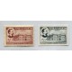 ARGENTINA 1941 GJ 853 BANCO NACION ENSAYO EN PAPEL DE FRENTE SATINADO COLOR NO ADOPTADO