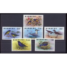 BARBUDA SERIE COMPLETA MINT PAJAROS AVES