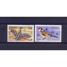 FAUNA ANDORRA SERIE COMPLETA MINT AVES PAJAROS