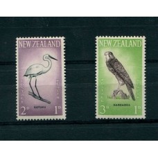 NUEVA ZELANDA AVES SERIE COMPLETA DE ESTAMPILLAS MINT