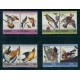 TUVALU MARIPOSA PAJAROS AVES FLORA SERIE COMPLETA NUEVA MINT