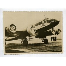 ARGENTINA 1939 FOTOGRAFIA DE AVION FOCKE WULF 200 DE LA LUFTHANSA CON TODA LA DATA DEL VUELO RECORD ENTRE BERLIN Y RIO, MUY RARA