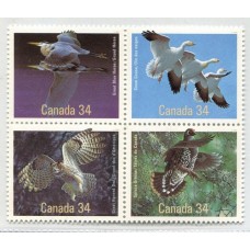 CANADA AVES SERIE COMPLETA DE ESTAMPILLAS MINT