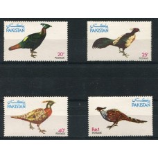 PAKISTAN AVES SERIE COMPLETA DE ESTAMPILLAS MINT