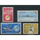 AVIONES AVES GHANA SERIE COMPLETA DE ESTAMPILLAS MINT