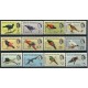 COLONIAS INGLESAS HONDURAS BRITANICA PAJAROS AVES SERIE COMPLETA DE ESTAMPILLAS MINT