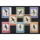 LOROS BOLIVIA AVES SERIE COMPLETA DE ESTAMPILLAS MINT