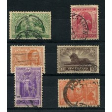 NUEVA ZELANDA Yv. 169/74 SERIE COMPLETA ESTAMPILLAS USADAS 100 EUROS