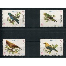 PAJAROS AVES IRAN SERIE COMPLETA DE ESTAMPILLAS MINT