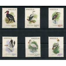 PAJAROS AVES ANGOLA SERIE COMPLETA DE ESTAMPILLAS MINT