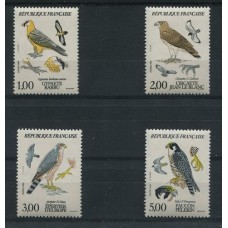 AVES AGUILAS FRANCIA SERIE COMPLETA DE ESTAMPILLAS MINT