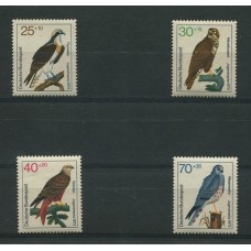 ALEMANIA OCCIDENTAL 1973 AVES SERIE COMPLETA DE ESTAMPILLAS MINT