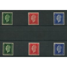 FRANCIA 1945 Yv. 701A/F RARISIMA SERIE COMPLETA NUEVA MINT !!! HERMOSA Y DE LUJO, TAL VEZ LA SERIE MAS RARA DEL PAIS 960 EUROS