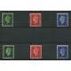FRANCIA 1945 Yv. 701A/F RARISIMA SERIE COMPLETA NUEVA MINT !!! HERMOSA Y DE LUJO, TAL VEZ LA SERIE MAS RARA DEL PAIS 960 EUROS