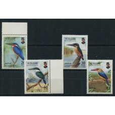 BRUNEI SERIE COMPLETA DE ESTAMPILLAS MINT AVES PAJAROS