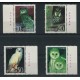 CHINA AVES BUHOS SERIE COMPLETA DE ESTAMPILLAS NUEVAS MINT