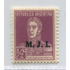 ARGENTINA SERVICIO OFICIAL GJ 421 ESTAMPILLA NUEVA MINT U$ 6 + 50 %