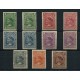 CHILE 1900 Yv. 34/40 + 34a/37a SERIE COMPLETA DE ESTAMPILLAS NUEVAS CON GOMA MUY BUENA CALIDAD 68 EUROS