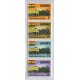 TRENES LOCOMOTORAS GHANA SERIE COMPLETA DE ESTAMPILLAS MINT