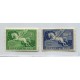 URUGUAY 1943 Yv. AEREO 97/8 SERIE COMPLETA DE ESTAMPILLAS NUEVAS MINT +22 Euros