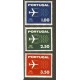 PORTUGAL 1963 Yv. 932/5 SERIE COMPLETA DE ESTAMPILLAS MINT TEMATICA AVIONES