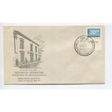 ARGENTINA 1976 SOBRE PRIMER DIA DE EMISION CORREO ORDINARIO ESTAMPILLA DE $ 30 CON COMPLEMENTO