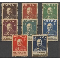 PORTUGAL 1940 Yv. 600/7 SERIE COMPLETA DE ESTAMPILLAS NUEVAS CON GOMA 57,50 Euros