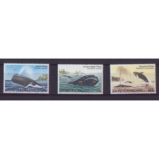 NORFOLK ISLAND SERIE COMPLETA MINT FAUNA MARINA BALLENAS