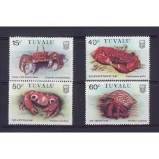 TUVALU CANGREJO FAUNA MARINA SERIE COMPLETA MINT LINDA