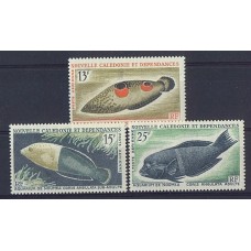 NOUVELLE CALEDONIE SERIE COMPLETA MINT PECES FAUNA