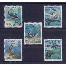 ASCENSION ISLAND SERIE COMPLETA MINT FAUNA MARINA