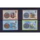 ST.HELENA SERIE COMPLETA MINT PECES MONEDA FAUNA AVES FLORES